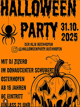 Banner Halloweenparty 2025