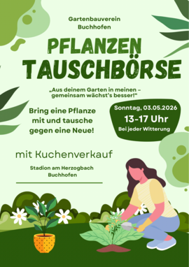 Banner Pflanzen Tauschbörse des Gartenbauvereins Buchhofen